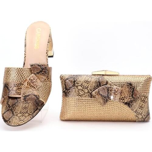 Crystal sexy womens shoes 2021 new design party banquet wedding womens shoes and wallet set
