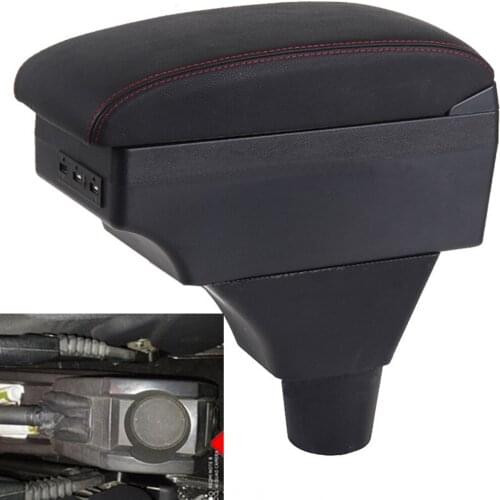 For opel meriva armrest box central Store content Storage box armrest box with cup holder USB interface