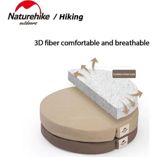 Naturehike 3D Air Fiber Camping Mat Folding Outdoor Camping Cushion Household Portable Ultralight Canvas Cushion For Tent Picnic