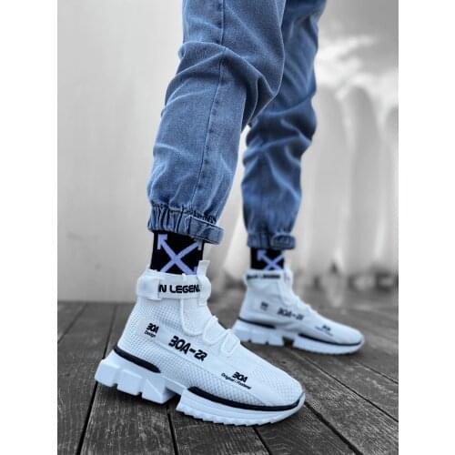 Male Zr-x700 Style White Color Sport Shoes