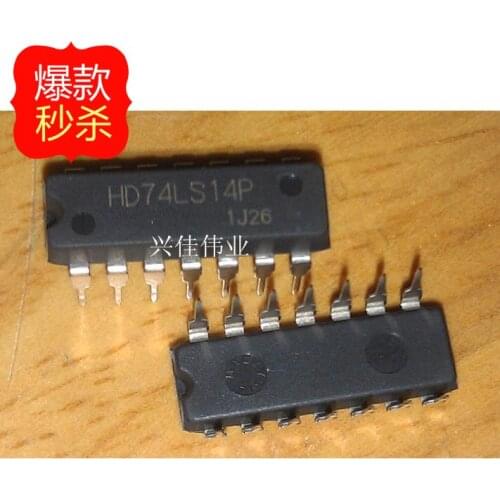 10PCS New original authentic HD74LS14P 74LS14 DIP14 inverter