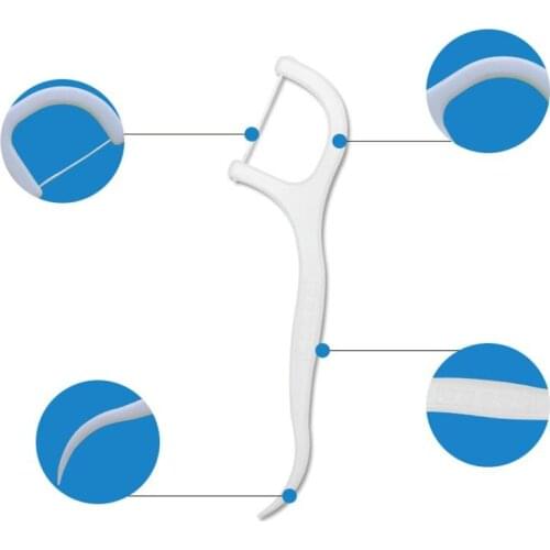 30pcs Dental Floss Flosser Picks Teeth Toothpicks Stick Tooth Clean Interdental Brush Oral Hygiene Care Tools