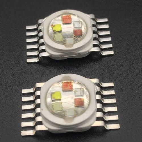 5-50pcs 3W-18W RGB RGBW RGBWW RGBWY RGBWYV High Power LED Chip 4/ 6 / 8 /10/12 pin Molding LED Stage Colorful Light Source Beads