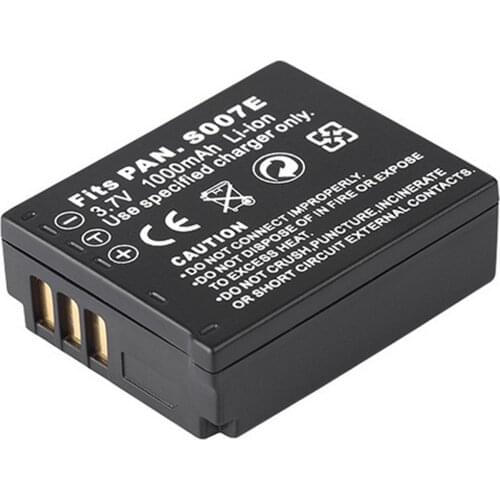 Battery Pack for Panasonic Lumix DMC-TZ1, DMC-TZ2, DMC-TZ3, DMC-TZ4, DMC-TZ5, DMC-TZ11, DMC-TZ15, DMC-TZ50, TZ50K Digital Camera