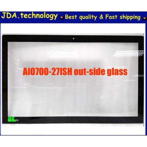 Free DHL/EMS Fast shipping! New LCD Screen Glass For 27" lenovo AIO700-27IS LCD Front Glass,outside glass w/3M adhesive tape