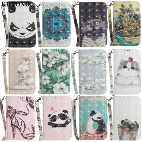 Phone Case for Galaxy A12 A32 A42 S20 FE 5G M31 M31S M51 A11 A01 Core Shell 3D Painted Flip Leather Wallet Stand Protect Cover