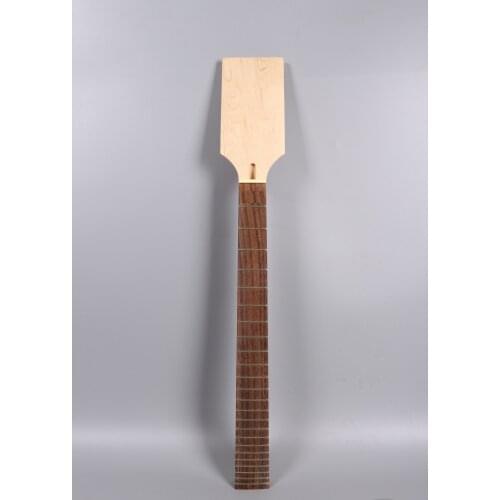 Electric guitar bass neck 24 fret 30 inch Paddle Head Maple Rosewood Fretboard Bolt on heel Truss rod #B1