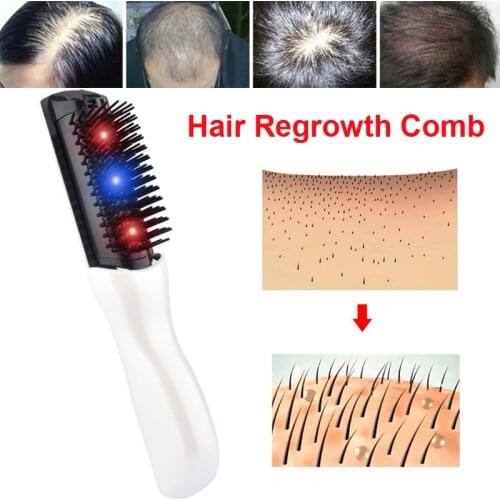 Infrared Laser Hair Growth Comb Hair Care Styling Hair Loss Regrowth Treatment Massager Brush Anti-Hair Loss Therapy Device