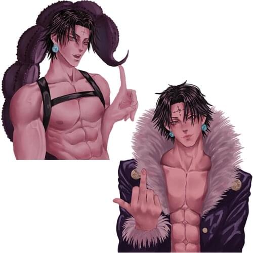 Three Ratel CA98 HxH Chrollo lucilfer Classic black and white hand painting Personalized pvc wall stickers