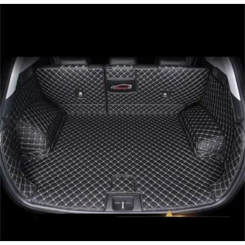 Leather car trunk mat For Hyundai Tucson 2016 2017 2018 2019 2020 suv cargo liner accessories interior boot
