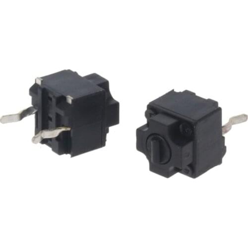 LX9B 5Pcs Original Mouse Square Micro Switch Button EVQP0E07K Baolei Shark IE4.0 Black Spots 6x6x7.45