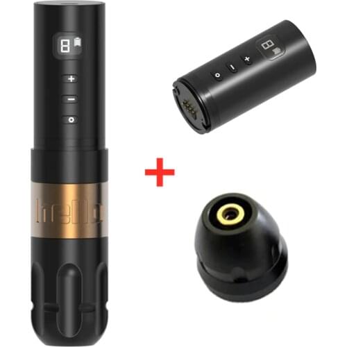 2021 Newest Battery Wireless Tattoo machine Pen brushless motor Professional Rechargeable tattoo equipment Digital LED Display