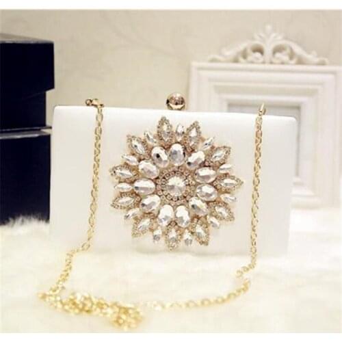 Meloke Women's Bags With Rhinestones