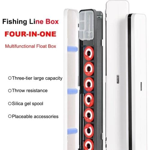 Multifunctional Floating Box Four-in-One Set Main Subline Box Fittings Box Fishing Gear Fishing Line Box Fishing Tools