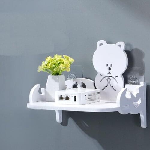 Kitchen Ceramic wall shelf bedroom hanging bathroom Cosmetic storage living room TV decoration wall hanging flower stand