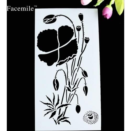 2017 new 23*12CM Lotus Flowers Fondant Decorating Cake Cookie Stencil Kitchen Cupcake Decoration Template Mold Baking Tools