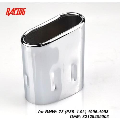 OEM 82129405003 Fit for BMW 1996-1998 Z3 Models fits 94x47mm, 90mm Exhaust system rear Tailpipe trim