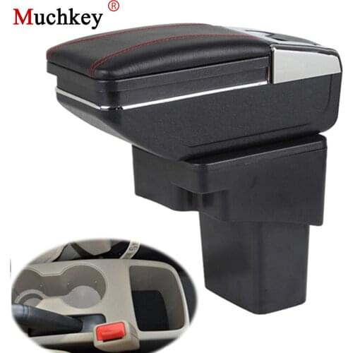 Armrest Box For Hyundai Solaris Verna Grand Avega 2010-2016 central Store Console Arm content box with cup holder ashtray Auto