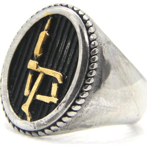 Support Dropship Newest Size 7-14 Tattoo Tool Ring 316L Stainless Steel Band Party Punk Tattoo Ring