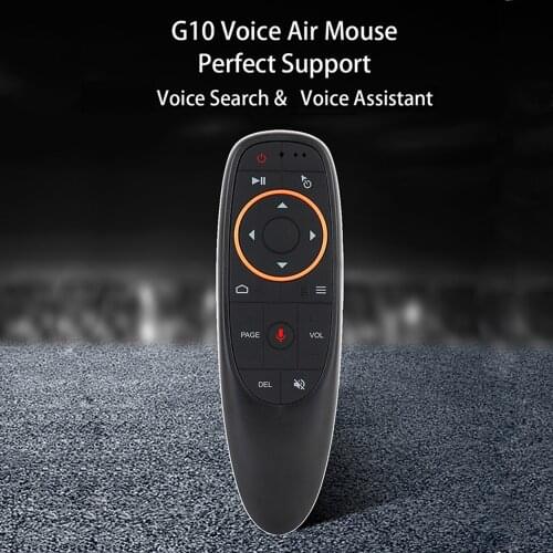 G10 G10S Pro Voice Remote Control 2.4G Wireless Air Mouse Gyroscope IR Learning for Android tv box HK1 H96 Max X96 mini