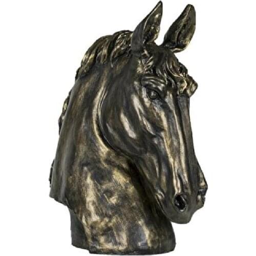 Qdec Elegant Design Bedroom Room Living Room Office Gift Accessories Modern Designed for Horse Statue Trinket Polyurethane Size 23x14x32 cm
