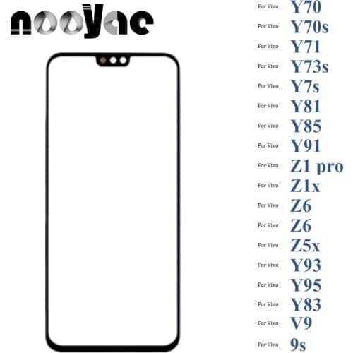 Black Digitizer LCD Sensor Glass For Vivo Y70 Y70s Y71 Y73s Y7s 9s Y81 Y83 Y85 V9 Y91 Y93 Y95 Touch Screen Glass lens 5pcs/lot