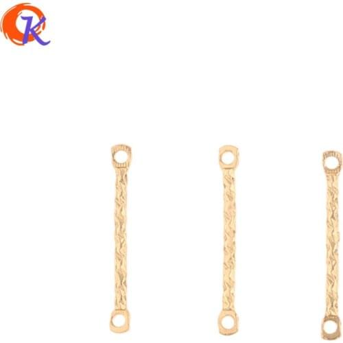 Cordial Design 300Pcs 2*15MM Jewelry Accessories/DIY Making/Stick Connectors/Genuine Gold Plating/Hand Made/Earrings Findings