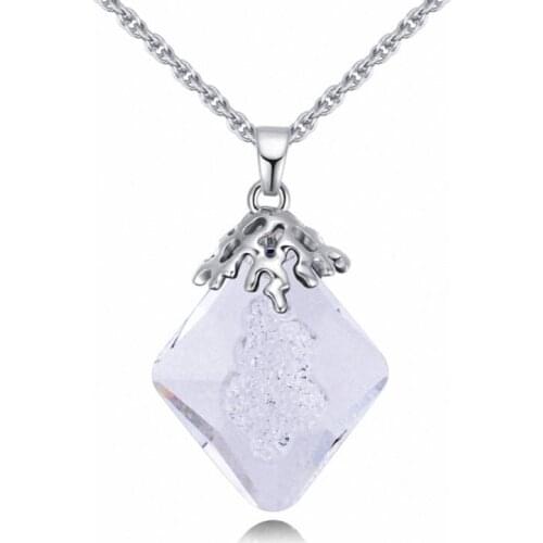 TRACYSWING 4 Colors Real Rose Gold Color Austrian Crystals Sweater pendant necklace for women monkey style #TW132062