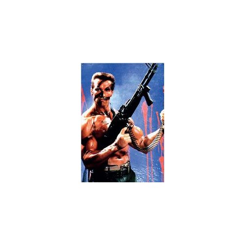 Commando Arnold Schwarzenegger Vintage Movie Art print Silk poster Home Wall Decor