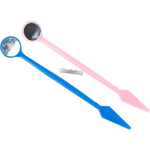 Dental oral examination mirror plastic anti-fog lens dental teeth whitening instrument oral health care tool