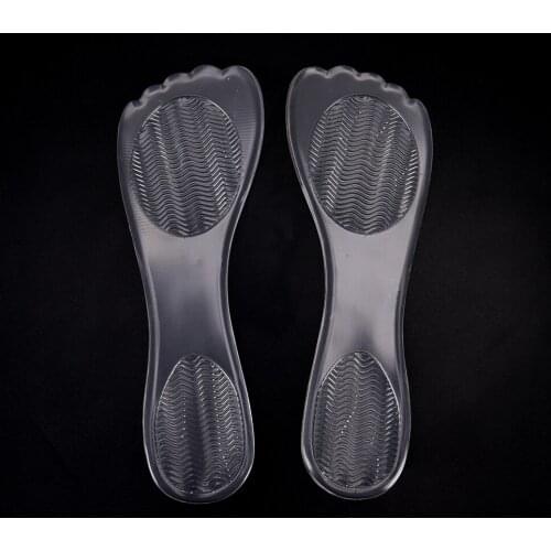 1pair silicone foot care gel arch support Insoles Inserts pads women female high heels sandals shock pad cushion
