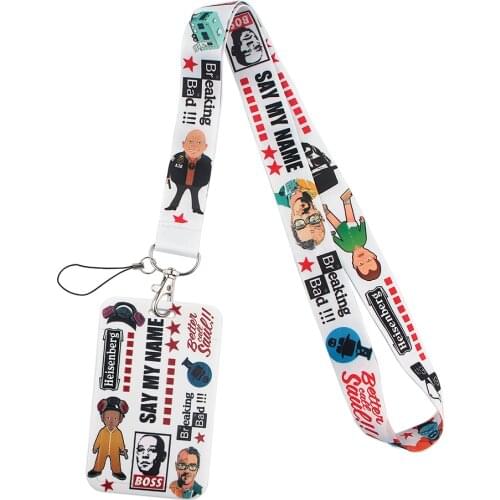 1pcs ZF2700 TV Show Master Of Drug Lanyards ID Badge Holder ID Card Pass Mobile Phone Straps Badge Key Holder Keychain