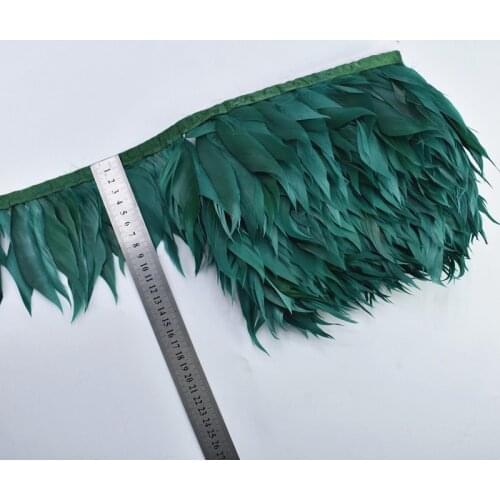 10Meter Shred Goose Feathers Trims Feather Trim Ribbon Geese White Pheasant Feathers for Crafts Plumes Decor Wedding Accessories