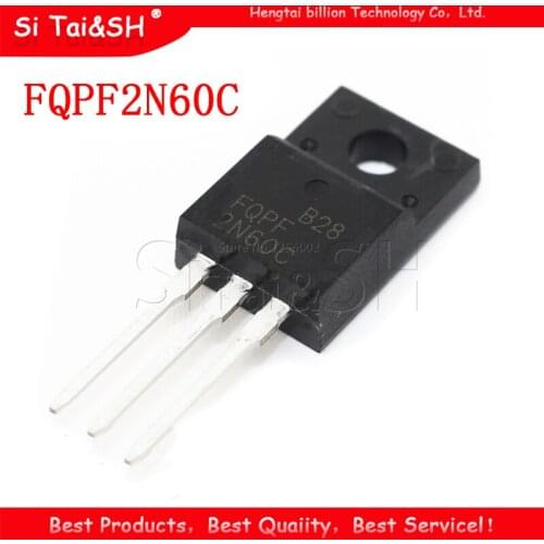 10PCS FQPF2N60C TO-220f 2N60C 2N60 TO220 FQPF2N60 TO-220 new MOS FET transistor