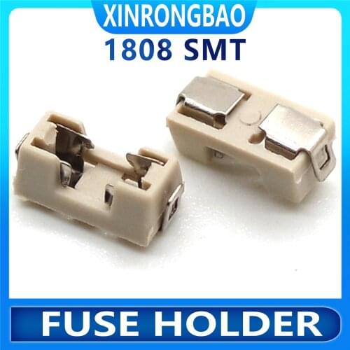 100pcs 1808 SMD Fast blow Fuse Fuse holder Socket 425 mini fuse holder 10*5mm 2410 square head fuse holder Ceramic fuse holder