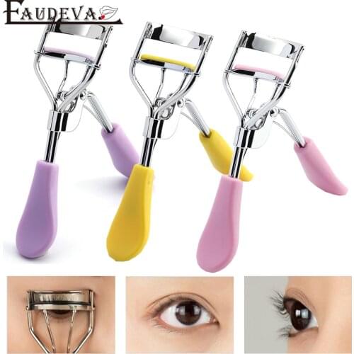 4 Colors Makeup Eyelash Curler Beauty Tools Lady Women Lash Nature Curl Style Cute Eyelash Handle Curl Eye Lash Curler
