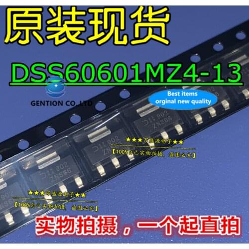 60PCS 100% new and orginal real stock DSS60601MZ4-13 DSS60601 Silkscreen ZNS66 SOT-223