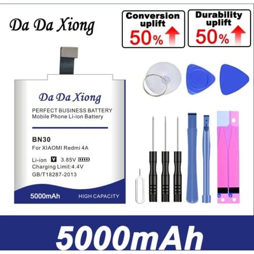 Da Da Xiong 4850mAh BN30 Battery for Xiaomi Redmi 4A Phone Battery
