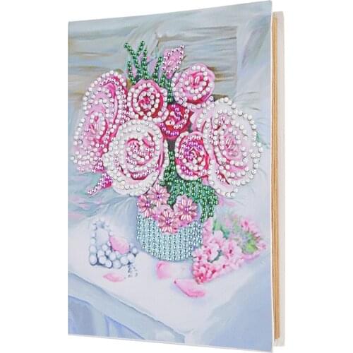 Special Shaped Diamond Painting Photo Album Art Flowers Fotoalbum Diamond Embroidery Mosaic Holiday Cards Birthday Gift for Kids