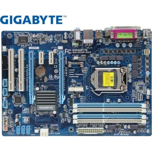 Gigabyte GA-Z68P-DS3 Desktop Mainboard LGA 1155 For Intel DDR3 Motherboard USB2.0 USB3.0 SATA3 Z68P-DS3 Z68