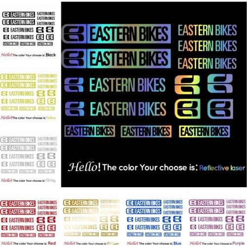 Fahrrad Vinyl Geschnitten Eastern_Bikes Für RIESEN Kunst Dekor, Aufkleber Abziehbilder Zyklen Rahmen Gabeln Berg MTB BMX