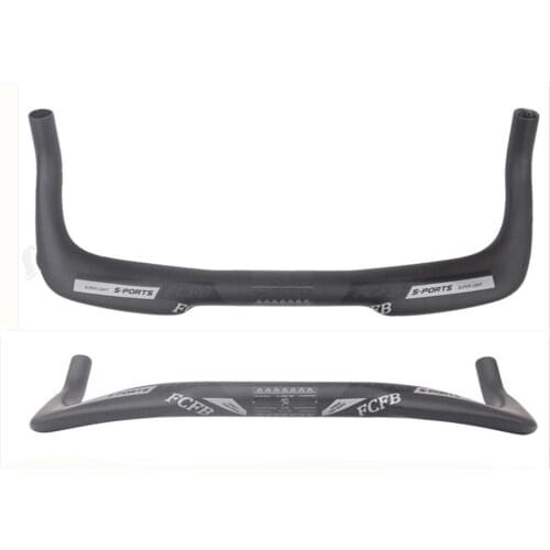 FCFB 3K TT handlebar carbon handlebar grey black matt tt bar cycling parts 31.8*380/400/420/440mm road bike