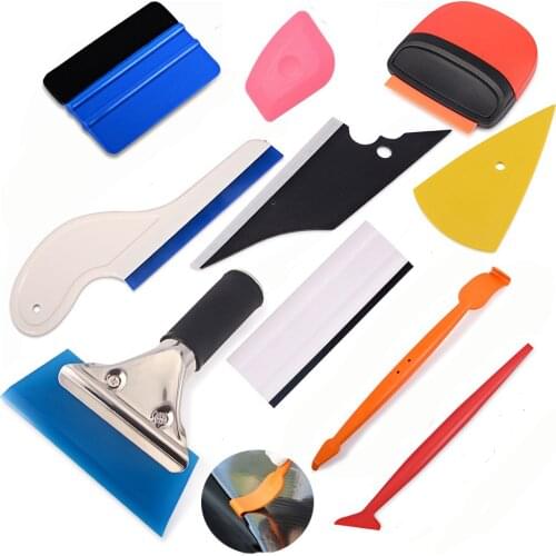FOSHIO Window Tint Tool Set Carbon Foil Tinting Magnet Squeegee Vinyl Car Wrap Stickers Tool Car Accessories Window Film Tint