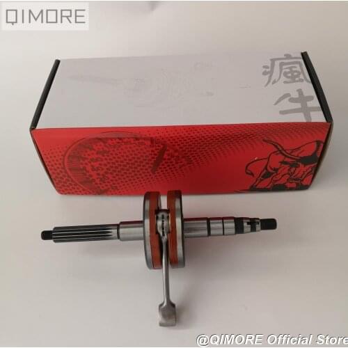 +2mm Stroker Performance Crankshaft for 2 stroke 90cc Scooter Moped ATV QUAD Minarelli 1E50QMF JOG90 4DM KEEWAY Hurricane 90