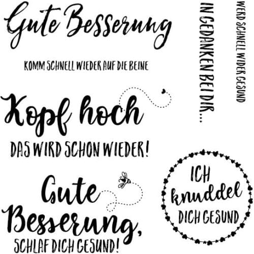 German Transparent Clear Stamp for DIY scrapbooking/Card Making C401