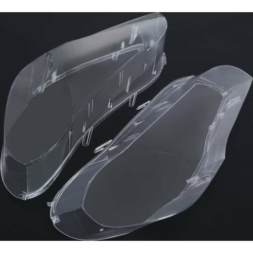 Samger 2Pcs Headlamp Lens Cover Car Headlight Lens for BMW 5 Series E70 2007-2013 Left + Right