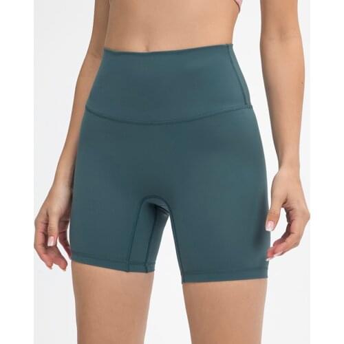 No Camel Toe Workout Yoga Shorts Hidden Pocket Buttery Soft High Waist Sport Athletic Fitness Gym Shorts Running Short Pants