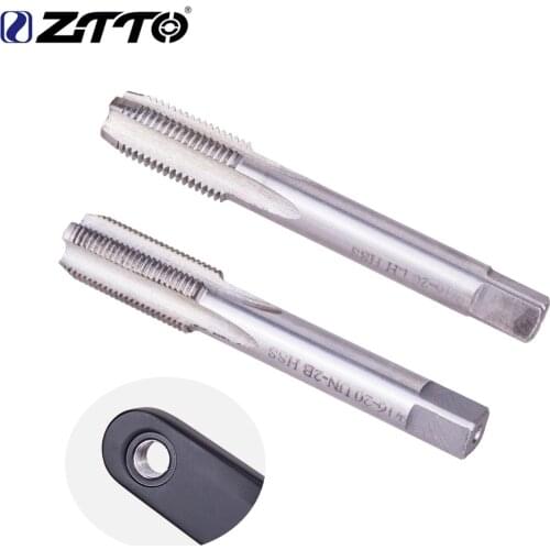 ZTTO Bicycle crank thread Tapping device crankset 9/16 inch threading driver universal pedal thread tool steel sashes 9 16 taps