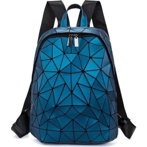 2020 New Women Laptop Backpack Fashion Geometric Anti Theft Travel Backpack Bao School Bags For Teenage Girls mochila mujer