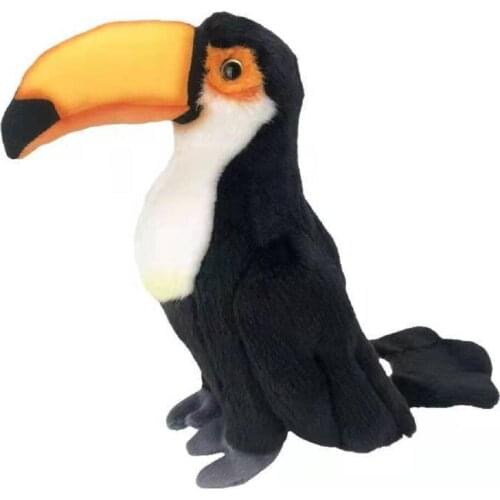 30cm Simulation Toucan Bird Plush Toy Cute Soft Stuffed Animal Home Office Desktop Decor Plushie Dolls Gifts Children Toy